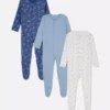 0–24 månader | 3-pack pyjamaser med tryckknappar