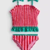 1–9 år | tankini i vattenmelonmönster