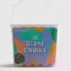 20-pack jättestor krita Set