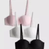 3-pack balkong-Bh:ar helt i spets