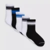 5-pack randiga sportstrumpor