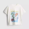 7–15 år | T-shirt i oversized-modell med grafiskt tryck