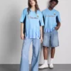 Argentina kortärmad nät-T-shirt