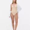 Bodysuit med kupad string