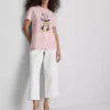 Disneys Minnie Mouse-T-shirt i bomull med tryck