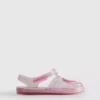 Glittriga jelly-sandaler med burdesign