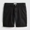 Jeansshorts med rak passform