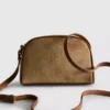 Mini-crossbodyväska i imitationsmocka