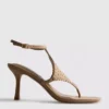 Paula Echevarría sandaler med nitar