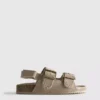 Sandaler med dubbla spännen