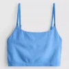 Sömlös, kort pyjamas-cami-top