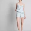 The Edit-pyjamashorts i silkesblandning