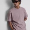 The Edit-T-shirt i texturerad bomull