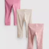 0–18 månader | 3-pack leggings för nyfödda