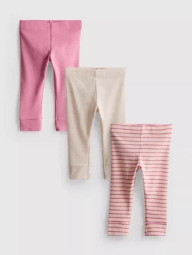 0–18 månader | 3-pack leggings för nyfödda