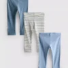 0–18 månader | 3-pack leggings för nyfödda