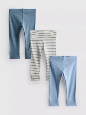 0–18 månader | 3-pack leggings för nyfödda