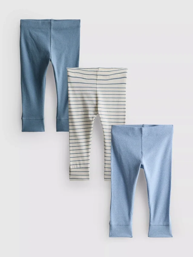 0–18 månader | 3-pack leggings för nyfödda