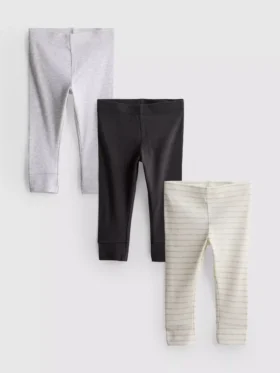 0–18 månader | 3-pack leggings för nyfödda