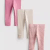 0–18 månader | 3-pack leggings för nyfödda