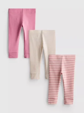 0–18 månader | 3-pack leggings för nyfödda