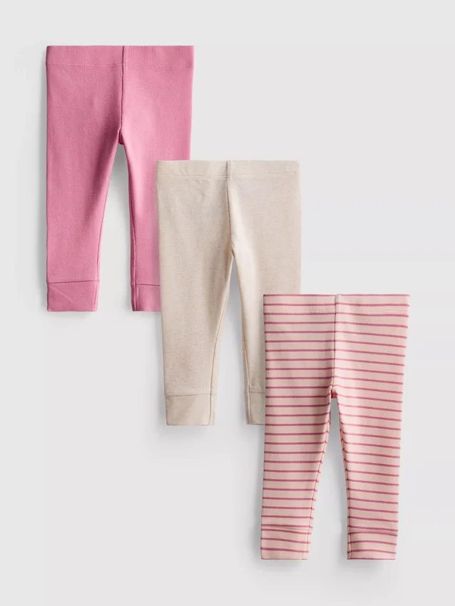 0–18 månader | 3-pack leggings för nyfödda