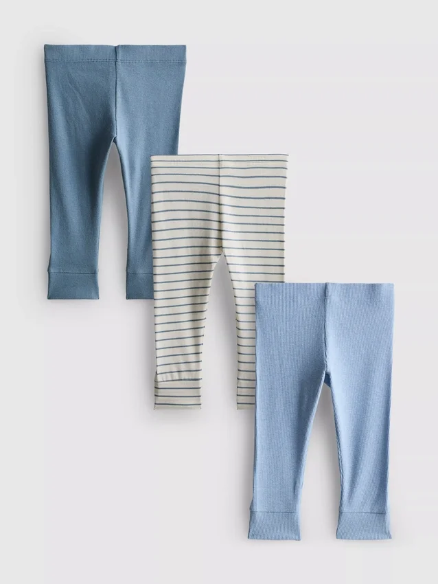 0–18 månader | 3-pack leggings för nyfödda