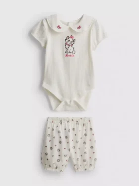 0–18 månader | Disneys Aristokatterna – Marie-bodysuit och bloomers, set för nyfödda