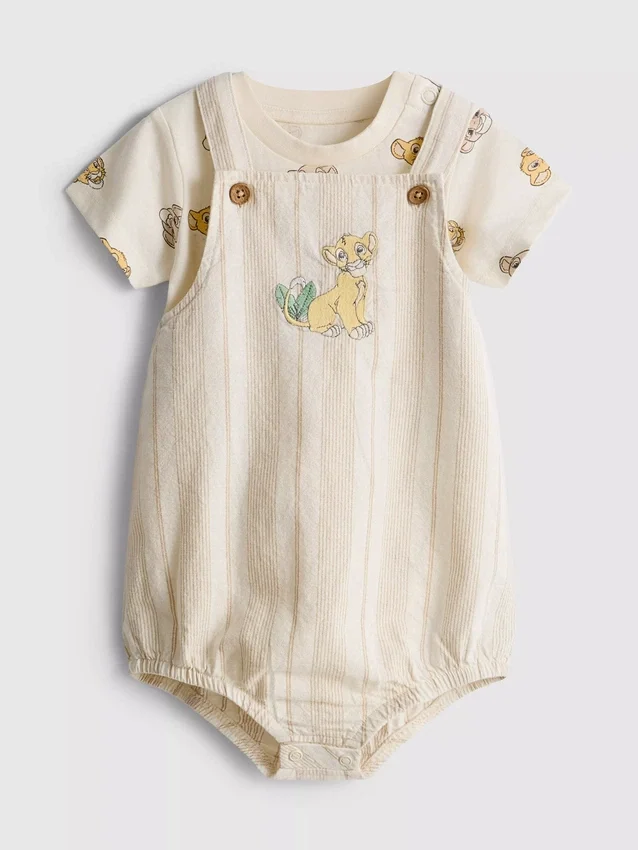 0–18 månader | Disneys Lejonkungen-set med bodysuit och bloomers för nyfödda