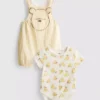 0–18 månader | Disneys Nalle Puh-bodysuit och overall – set för nyfödda