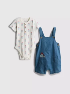 0–18 månader | Paddington Bear-body och overall – set för nyfödda