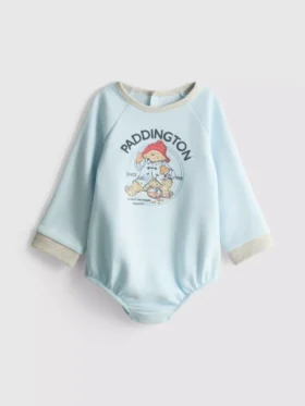 0–18 månader | Paddington Bear långärmad body för nyfödda