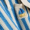 0–18 månader | Set för nyfödda med randig polotröja, Shorts och mössa