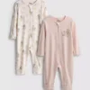 0–24 månader | 2-pack Disney Bambi-body med dragkedja