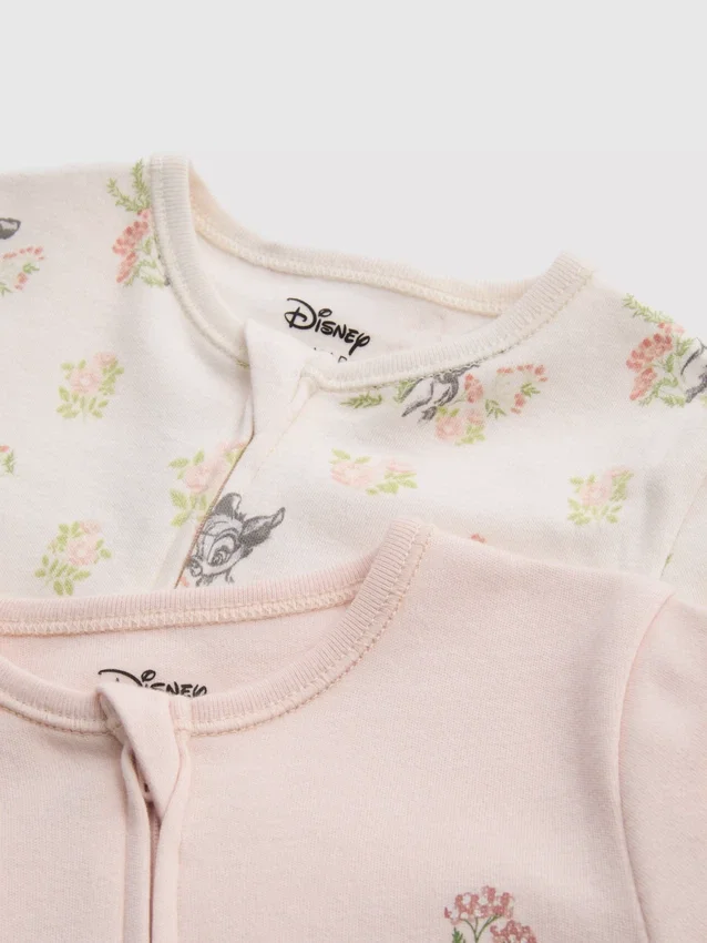 0–24 månader | 2-pack Disney Bambi-body med dragkedja