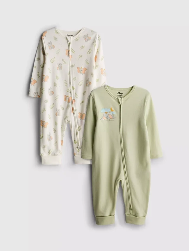 0–24 månader | 2-pack Disney-bodyar med Dumbo-motiv