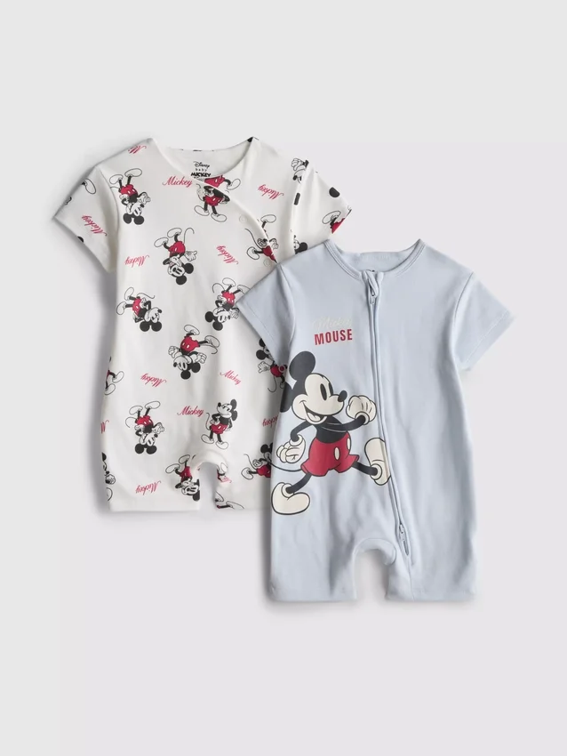 0–24 månader | 2-pack Disney-bodyer med Musse Pigg