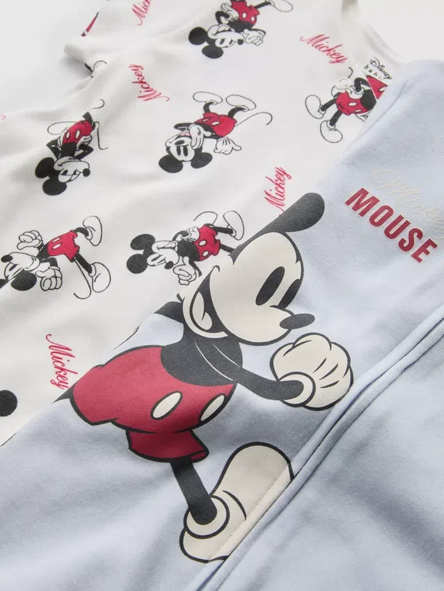 0–24 månader | 2-pack Disney-bodyer med Musse Pigg