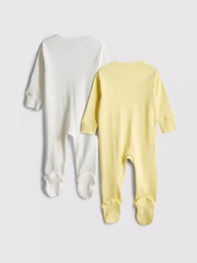 0–24 månader | 2-pack pyjamasbyxor med dragkedja