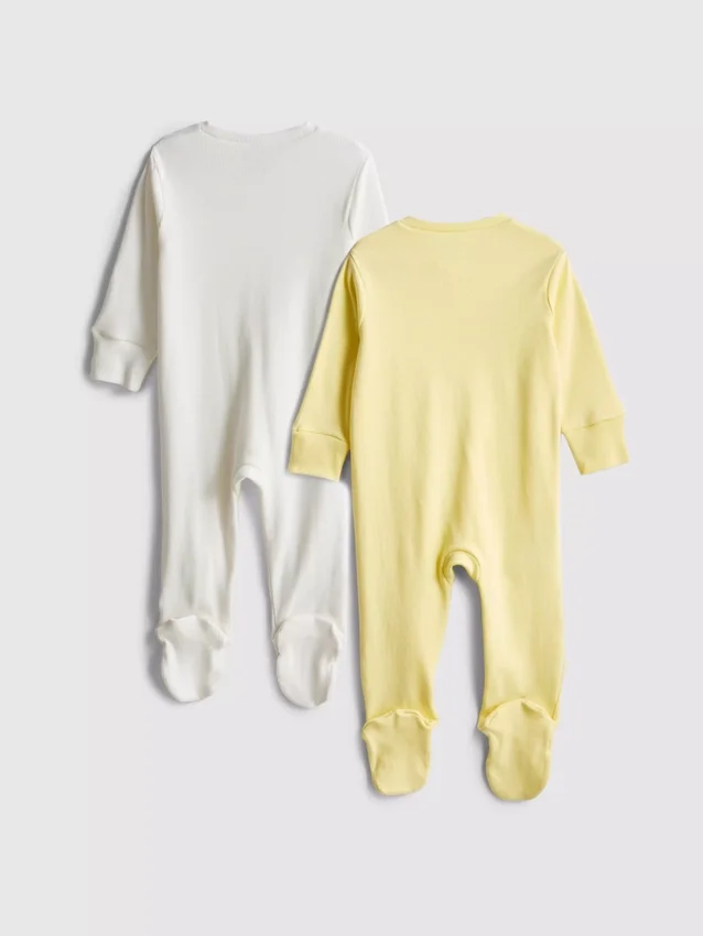 0–24 månader | 2-pack pyjamasbyxor med dragkedja