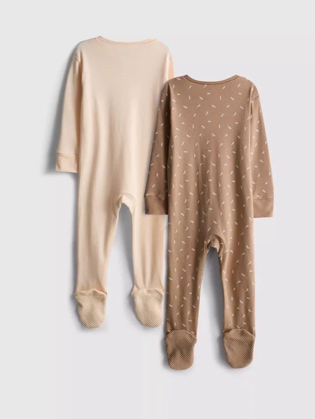 0–24 månader | 2-pack pyjamasbyxor med dragkedja
