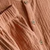 0–24 månader | Set med skjorta och shorts i cheesecloth