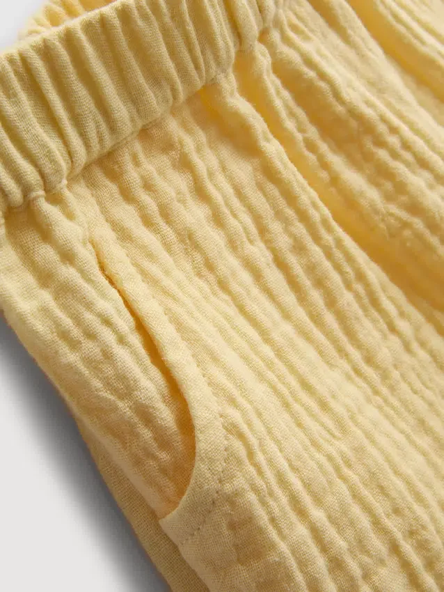 0–24 månader | Set med skjorta och shorts i cheesecloth