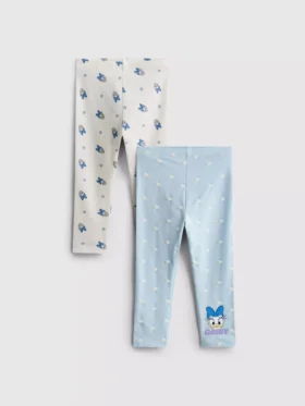 0–36 månader | 2-pack Daisy Duck-leggings