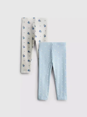0–36 månader | 2-pack Daisy Duck-leggings