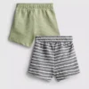 0–36 månader | 2-pack texturerade Shorts