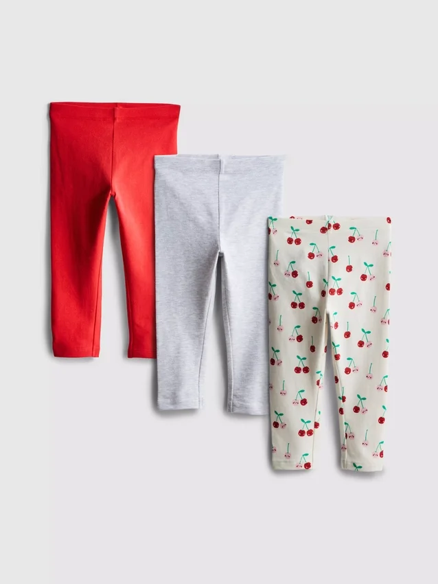 0–36 månader | 3-pack blandade leggings