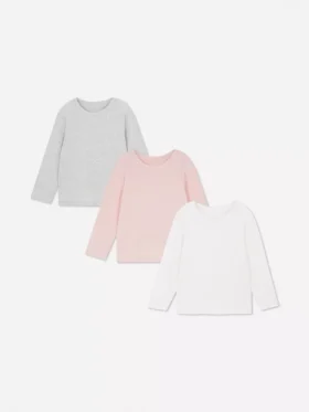 0–36 månader | 3-pack långärmade skjortor