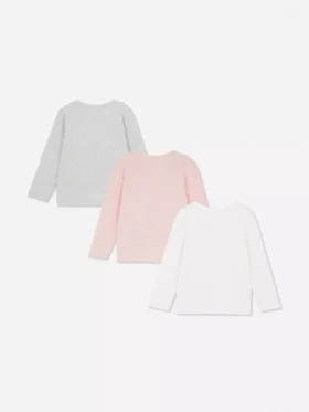 0–36 månader | 3-pack långärmade skjortor
