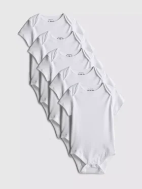 0–36 månader | 5-pack kortärmade bodys